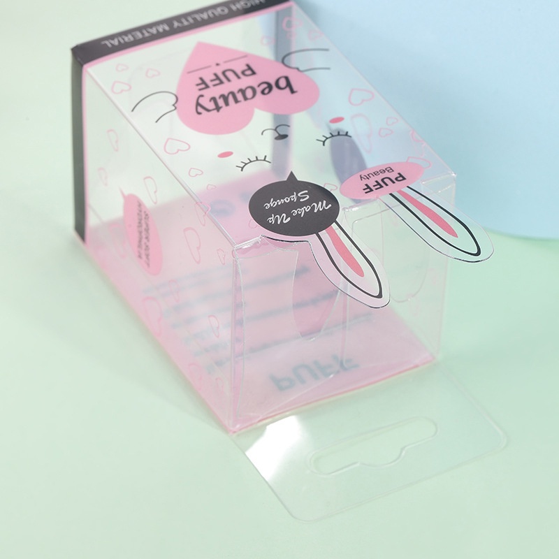 [Hàng mới về] Mút trang điểm hình quả trứng tán kem nền có hộp đựng tiện lợi