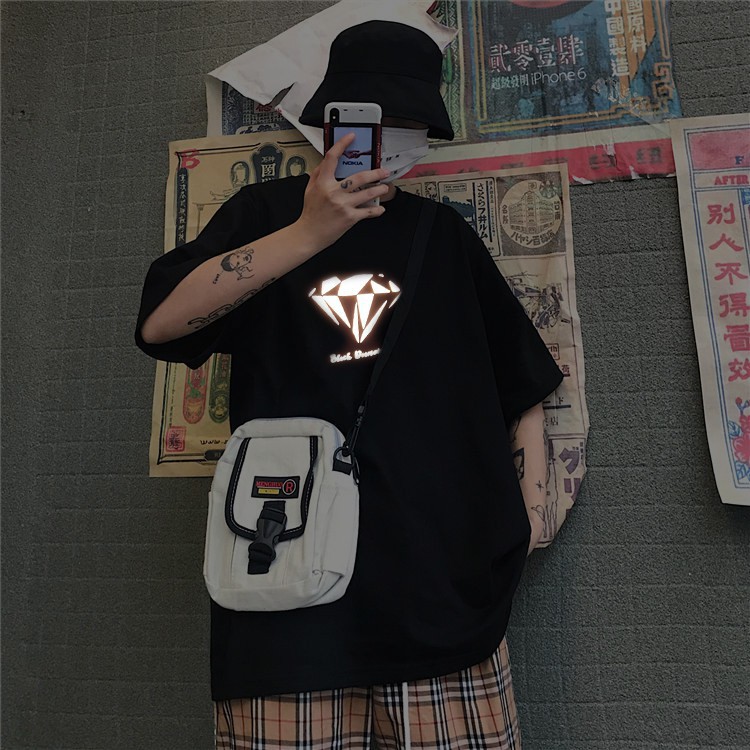 Áo thun Stee Phản Quang BLACK DIAMOND tRÙM Unisex PHILLIPSTORE