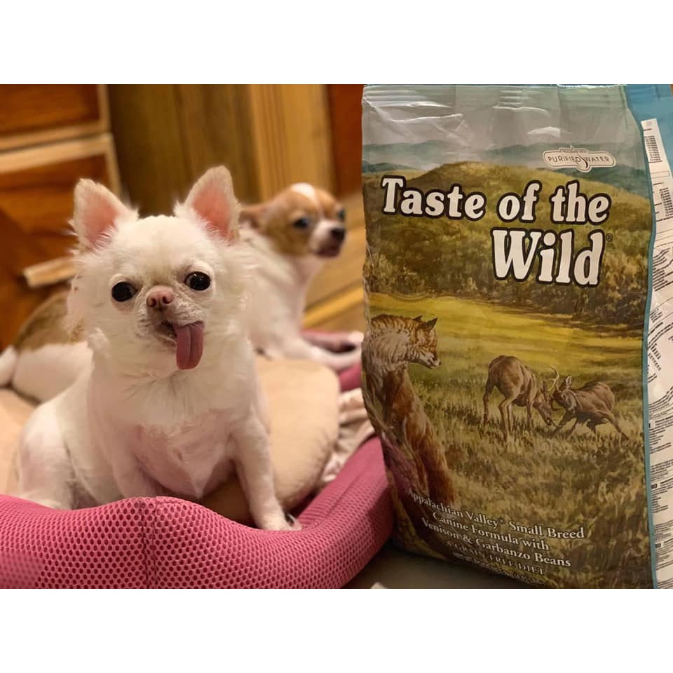 Thức Ăn Cho Chó Pomeranian Taste Of The Wild Bao 500g - Thức Ăn Cho Chó Vị Thịt Nai &amp; Đậu Garbanzo, Trái Cây, Rau Củ