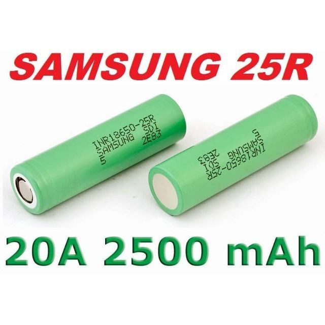 Pin 18650 Samsung 25R 2500maH Chính hãng