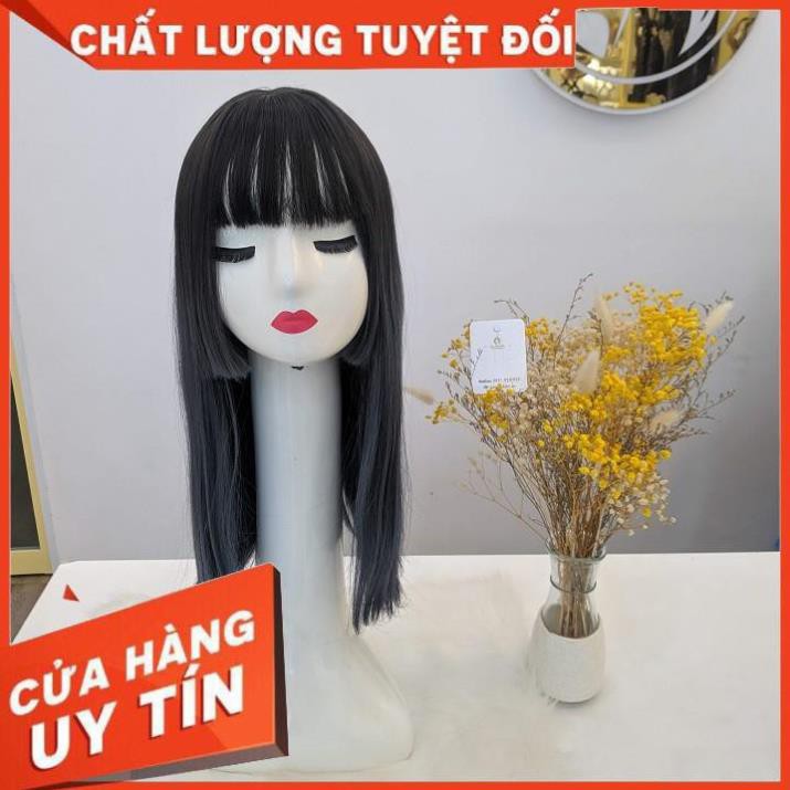 Ảnh  Thật Tự Chụp ☀️ Tóc Giả Bộ Làm Bằng Sợi Tơ 100%, Bao Nhiệt Độ, Giá Hạt Dẻ, Ảnh Chụp Thật ☀️