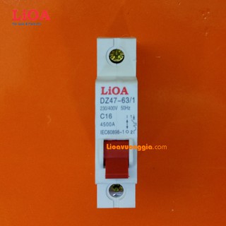 Cầu dao tự động (APTOMAT) LiOA 16A loại 1 cực