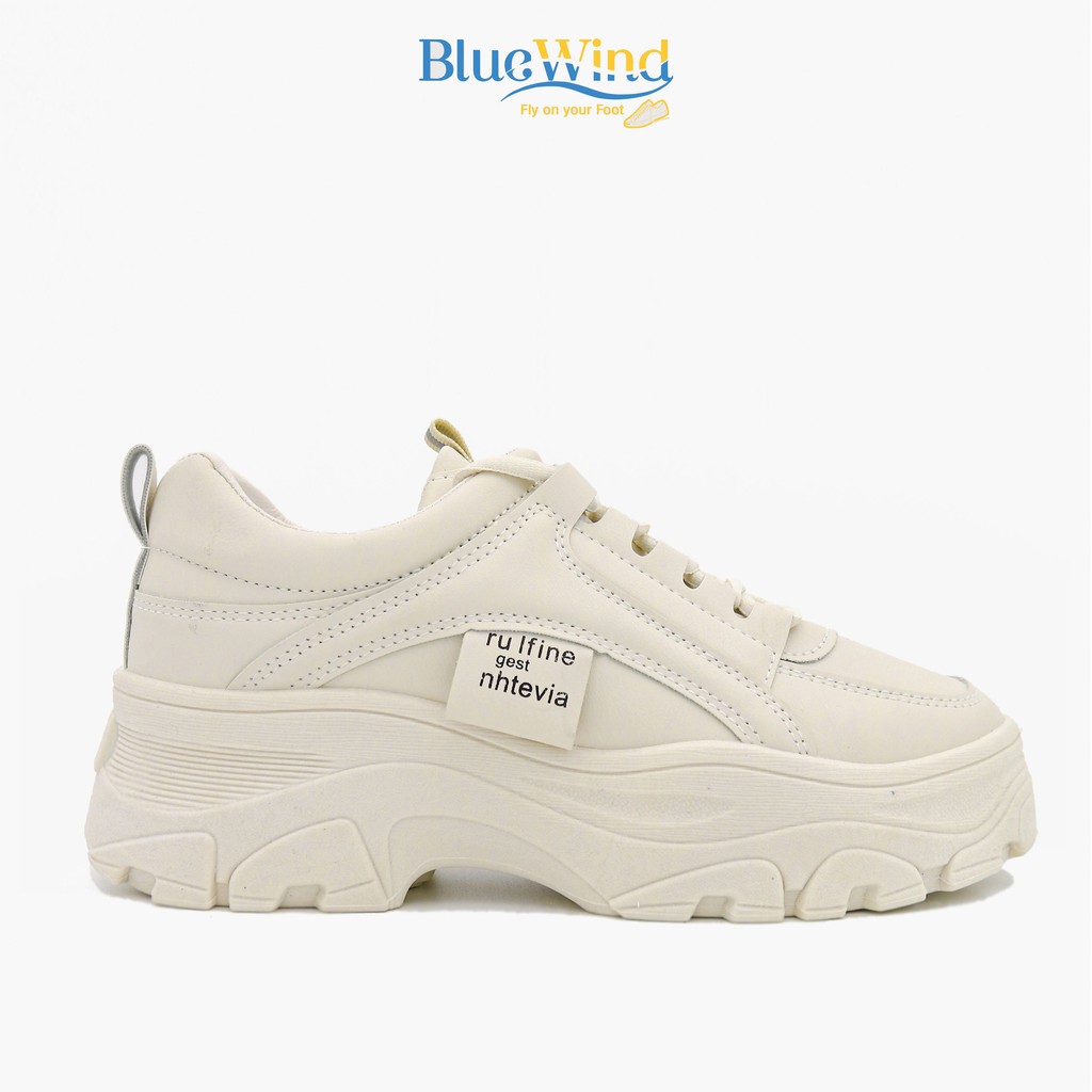 Giày Thể Thao Nữ Đế Cao Tôn Dáng Chất Liệu Da Mềm BLUEWIND 68426