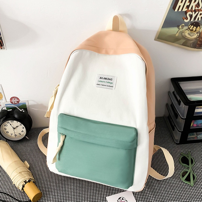 Ba Lô Đựng Laptop Thiết Kế Đơn Giản Dễ Thương Cho Tuổi Teen