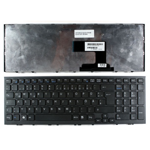 Bàn phím laptop SONY VPC-EL Có Khung MÀU ĐEN - MÀU TRẮNG