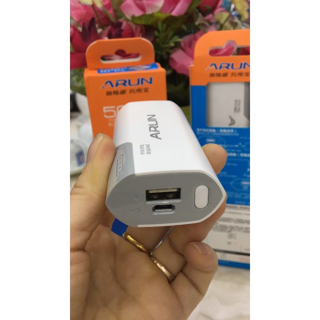 Pin dự phòng Arun 5600 mah Y38S