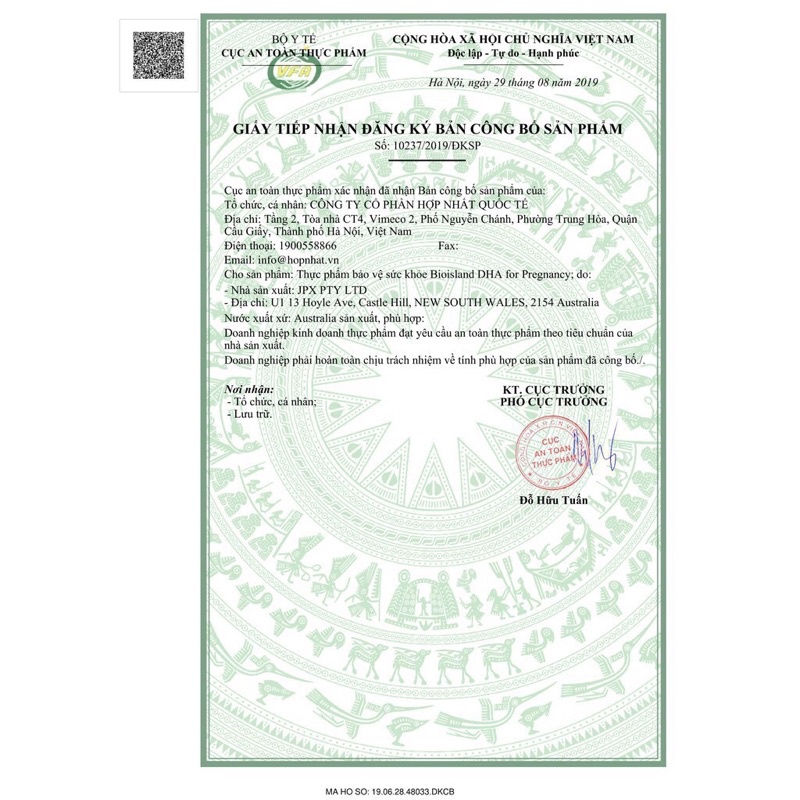 Viên DHA Bầu Bioisland Úc 60v- Bioisland DHA for Pregnancy