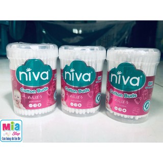Tăm bông Niva hũ 150 cây cho em bé