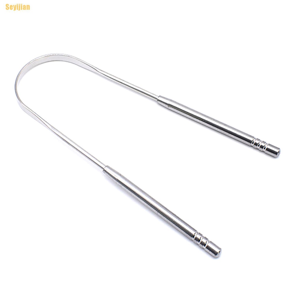 Bộ 2 Dụng Cụ Vệ Sinh Lưỡi Bằng Thép Không Gỉ