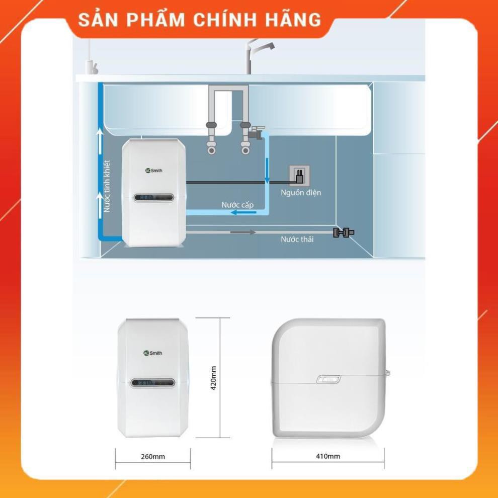 [Mã SKAMPUSHA7 giảm 8% đơn 250k]Máy Lọc Nước AOsmith AR75- A-S-2, Hàng chính hãng - BH 12 tháng Huy Anh