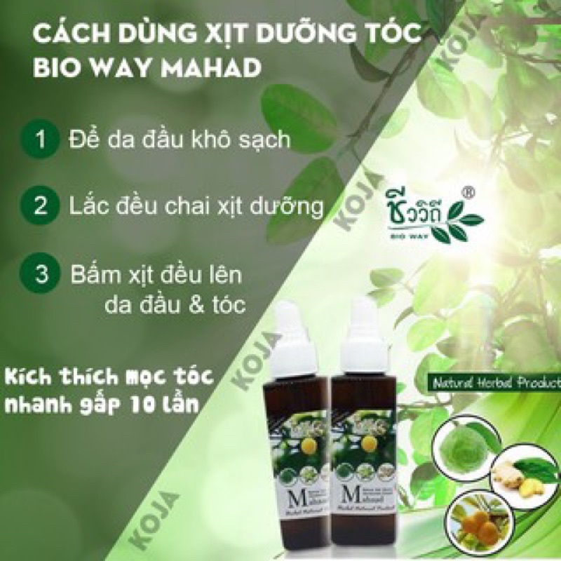 [ HCM SỈ ] Xịt mọc tóc MAHAAD GENIVE HAIR TONIC THAILAND CHÍNH HÃNG