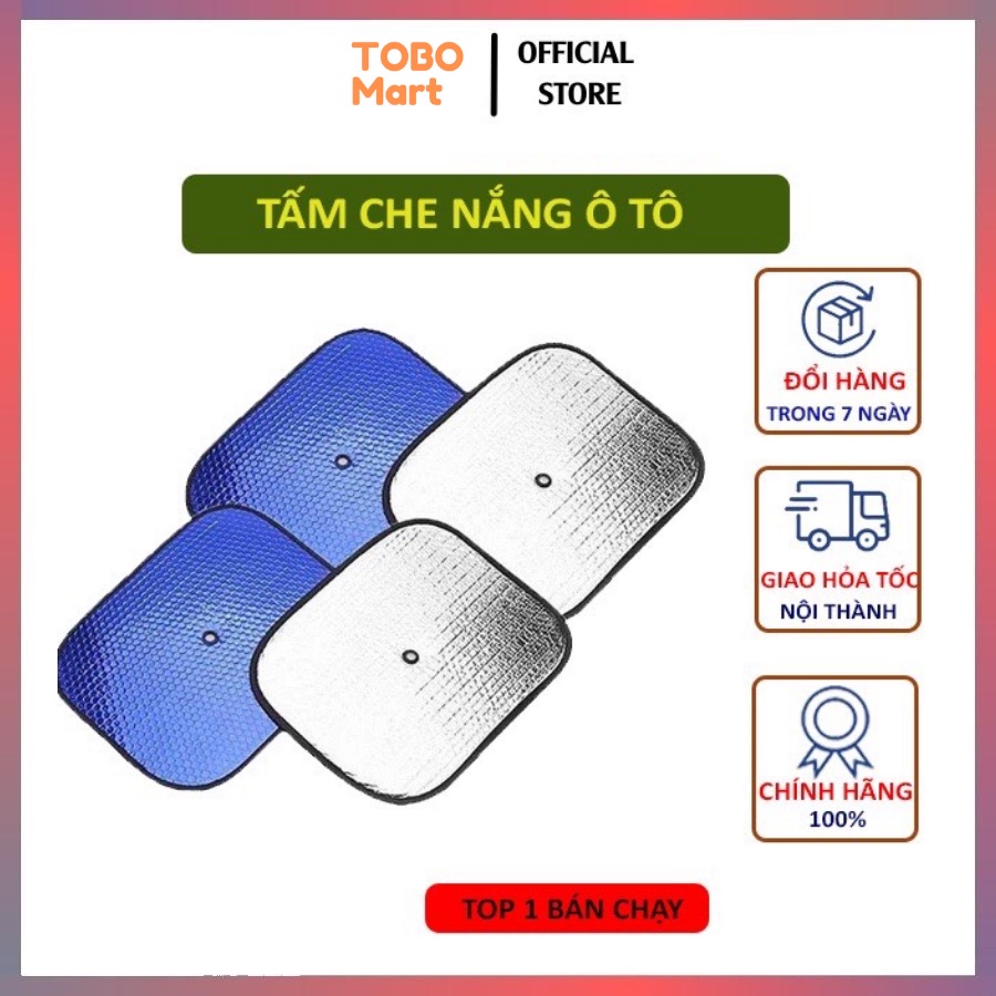 Che nắng ô tô Bộ 2 miếng che nắng ô tô xe hơi - Chống nắng tuyệt đối - BH 12 tháng