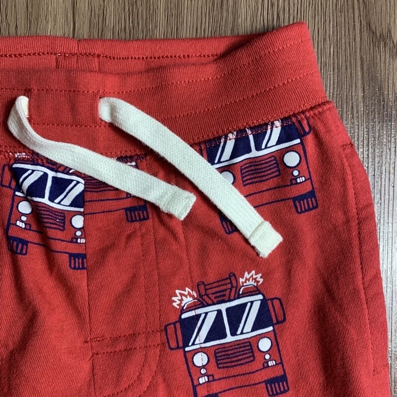 Quần short quần đùi bé trai Kids đỏ hoạ tiết ô tô siêu đỉnh size 1-5 Year satsunkid