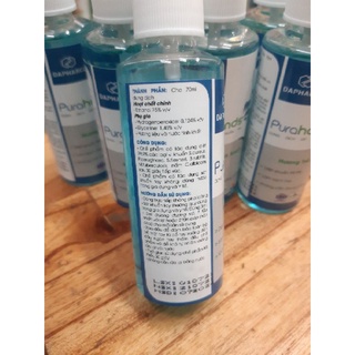 🤲🤲🤲 SÁT KHUẨN TAY PURAHANDS 70ML (Hương trà xanh)