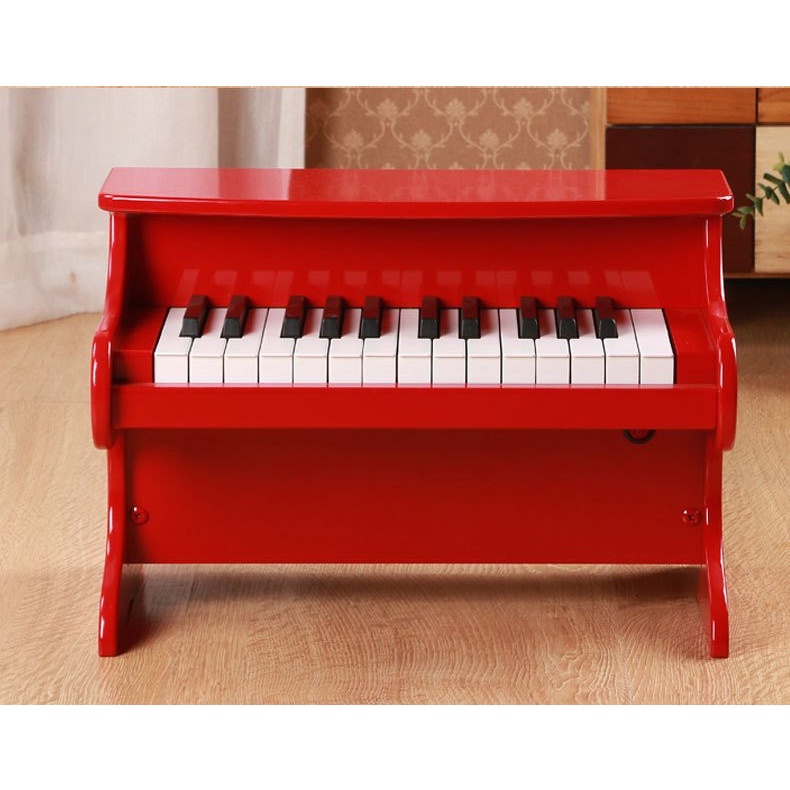 Đàn piano 25 phím cho bé tự học tại nhà,đàn piano dành cho người mới học bằng gỗ cao cấp có tặng kèm pin