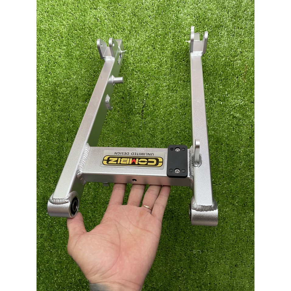 Gắp Nhôm Combiz Vuông CNC Mẫu K2 dành cho wave và dream và sirius