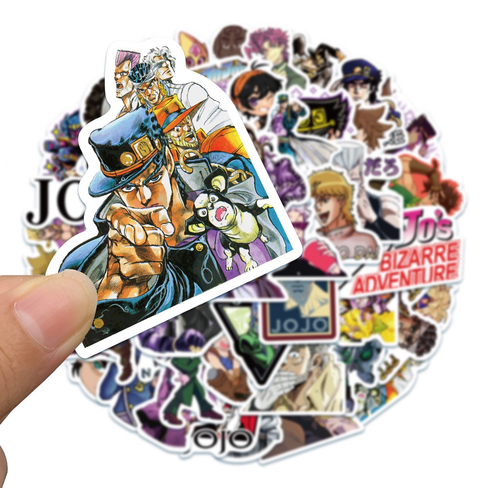 ❉ JoJo's Bizarre Adventure - Series 04 Stickers ❉ 50Pcs/Set Anime Fashion DIY Decals Doodle Stickers