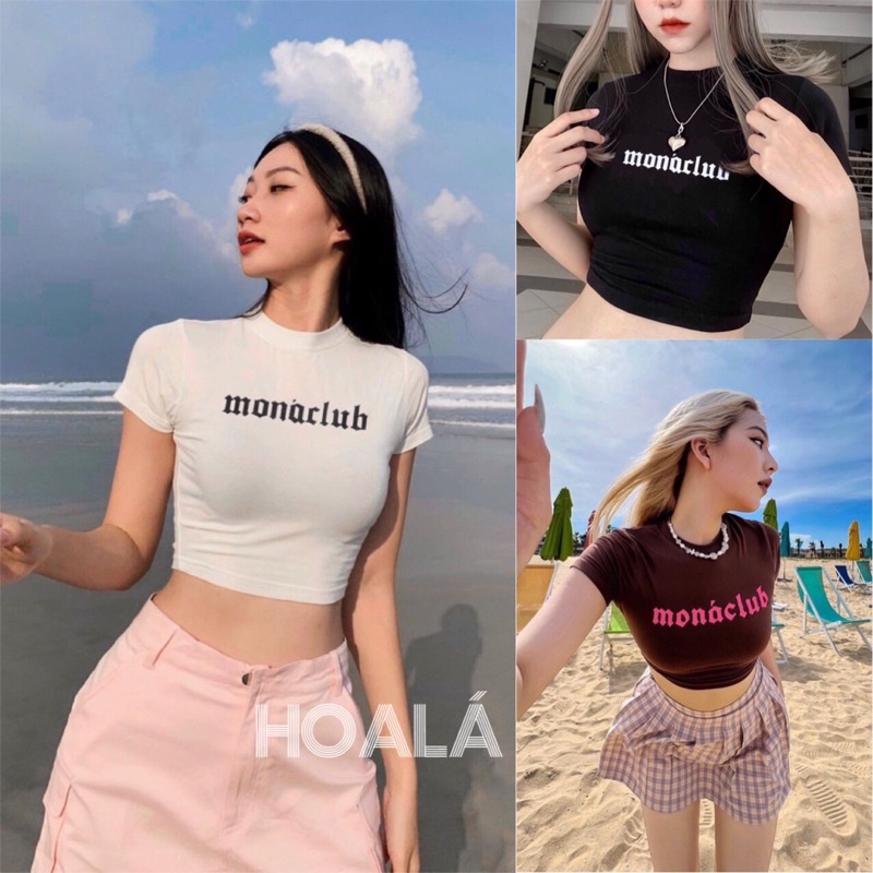Áo Thun Trơn Monaclub Phong Cách Trendy