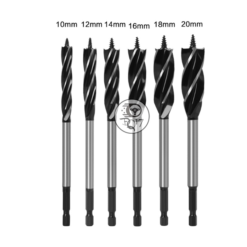 100% như hình hợp kim siêu bền bốn khe chuôi lục giác 6.35mm nhiều size 10 - 20 mm