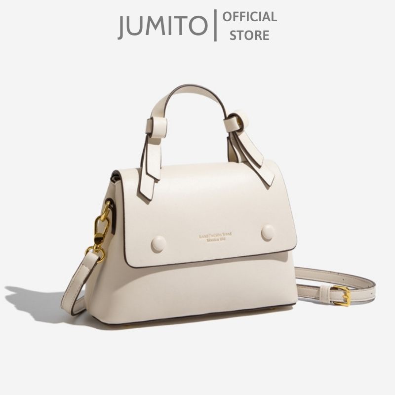 Túi xách nữ đeo chéo cầm tay khóa cúc quai thắt nơ siêu đẹp JUMITO SF392