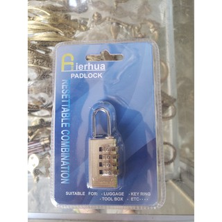 Ổ khóa số AH 214 đồng thau 20mm ( 4 số )