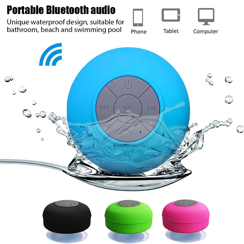Loa Bluetooth Không Dây Chống Nước Có Đế Hút Chân Không