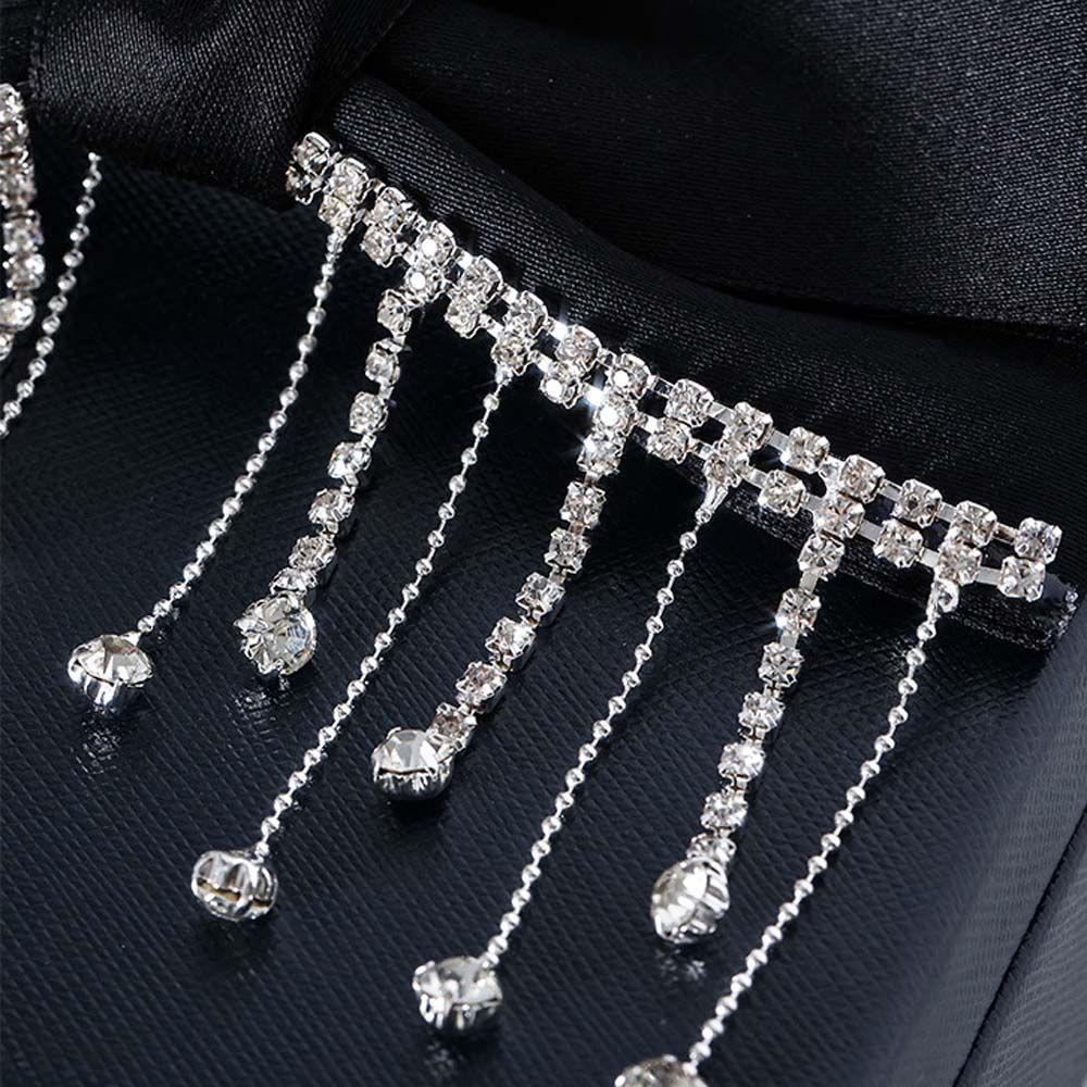 Kẹp Tóc Nơ Tua Rua Phong Cách Hàn Quốc Ngọt Ngào|Trâm Cài Tóc Thiết Kế Đơn Giản Thời Trang Cho Nữ