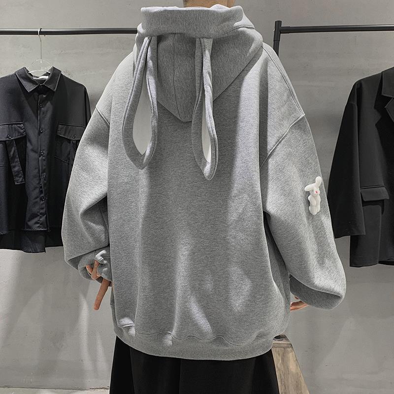 Áo Hoodie Thiết Kế Tai Thỏ Dễ Thương Thời Trang Cho Nam