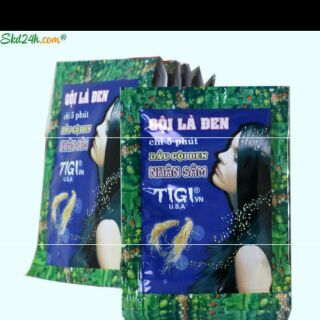 Dây 10 gói gội là đen nhân sâm ( Xanh)