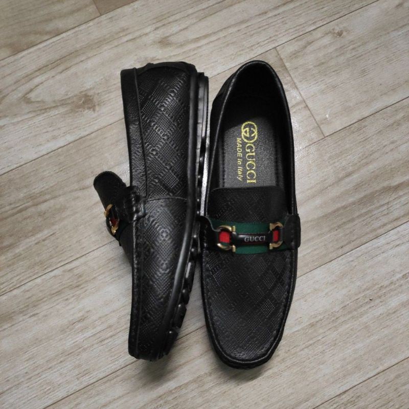 Giày Lười Nam Da Bò Gucci Màu Đen - ENDU SHOES