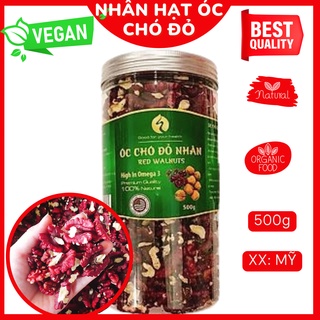 Hạt óc chó đỏ tách vỏ 500g - mỹ
