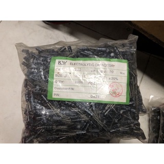 (10 con) Tụ hóa 50v 1uf 4.7uf 10uf