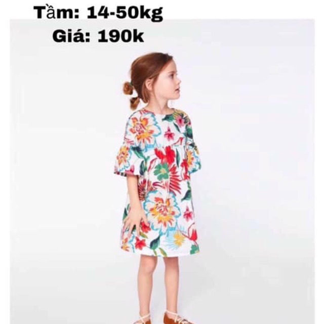 Hàng về váy hoa zara cho mẹ và con đây ak, chất cực mát hoa quá xinh luôn hàng luôn luôn hót nhanh kẻo hết
