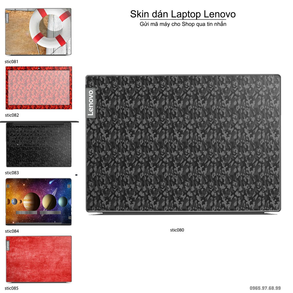 Skin dán Laptop Lenovo in hình Hoa văn sticker nhiều mẫu 14 (inbox mã máy cho Shop)