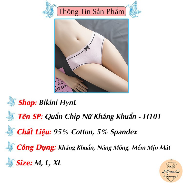 Quần Chip Nữ Kháng Khuẩn Chất Liệu Cao Cấp Quần Lót Nữ Cotton H101 | BigBuy360 - bigbuy360.vn