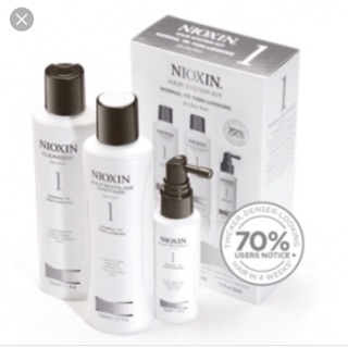 Bộ dầu gội chống rụng tóc Nioxin Trialkit số 1 - 150ml