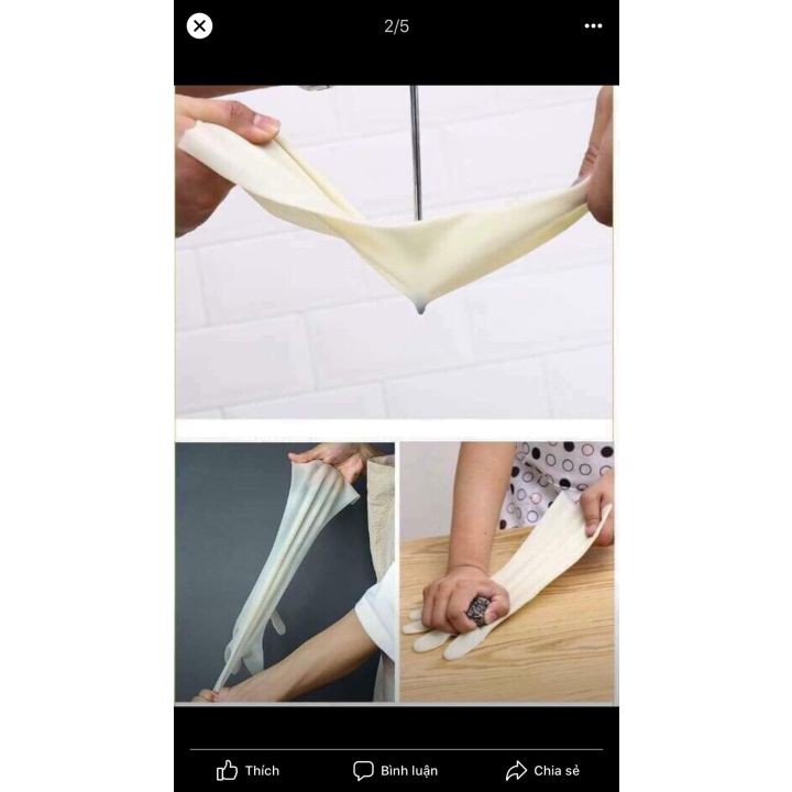 [Xả kho] Găng tay rửa bát cao su siêu dai loại 1