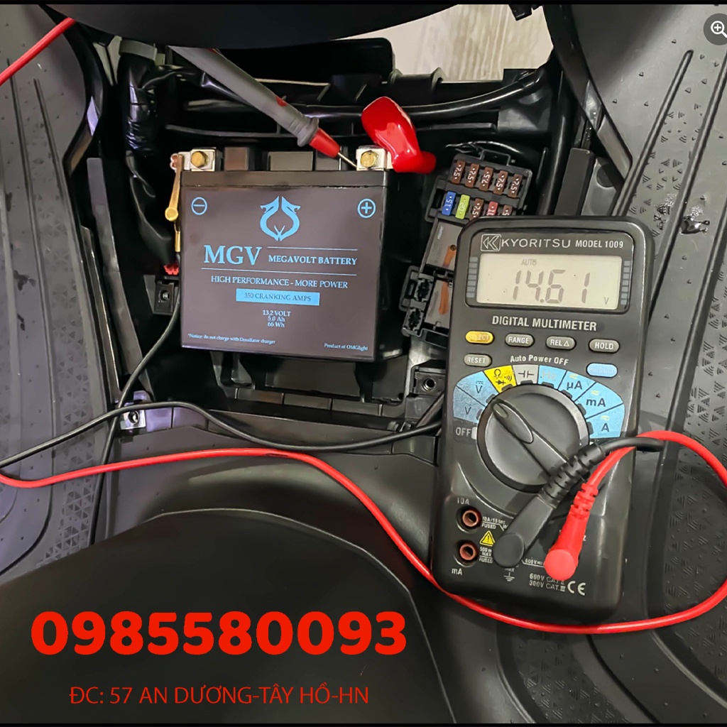 Bình pin MGV - MEGAVOLT BATTERY 250CA - 350CA - 1000CA+