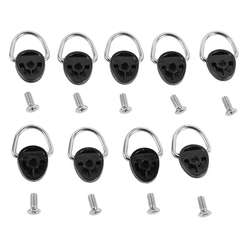 10-pack Metal Tie-Down Neo khóa D-Ring cho Suzuki Jimny JB64 JB74W 2019 2020 2021 Khu vực chở hàng thân cây