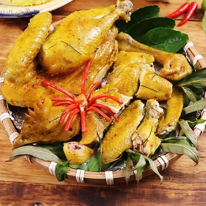 Bột gà ủ muối, gà hâp muối, gia vị trộn sẵn Quảng Đông Janjuji - Hộp 10 Gói 20g