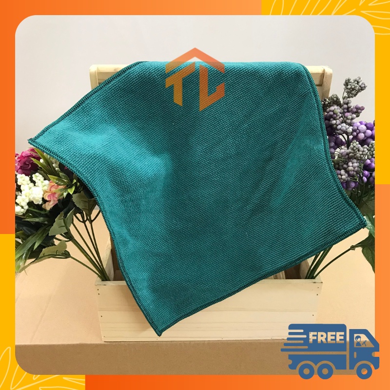 Khăn lau đa năng siêu thấm 30x30cm mềm mịn lau bàn ăn, cafe, làm khăn nail, khăn mặt v.v