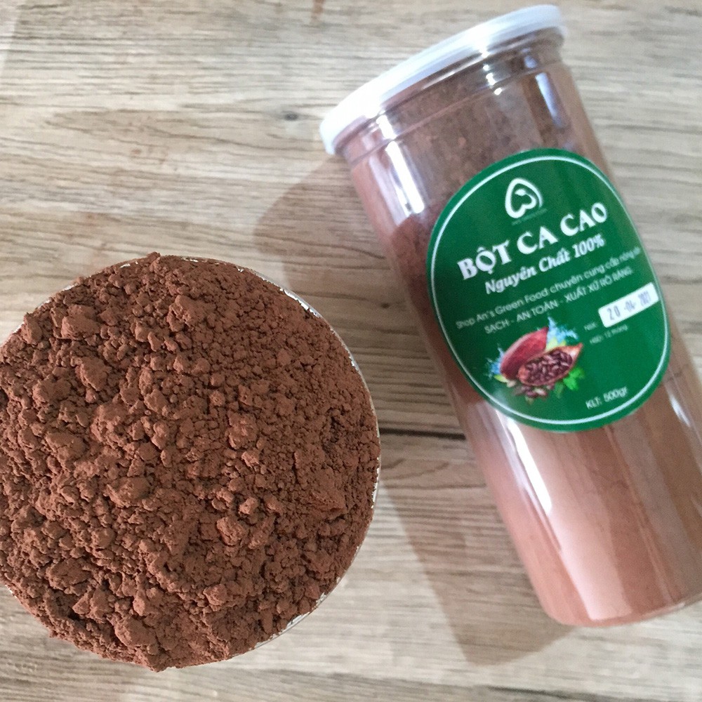 [Mã SKAMLTS7 giảm 10% đơn 150K] Bột CaCao Nguyên Chất Chuẩn Đắk LắkThơm Ngon Đậm Vị [500gr] - An’s Green Food