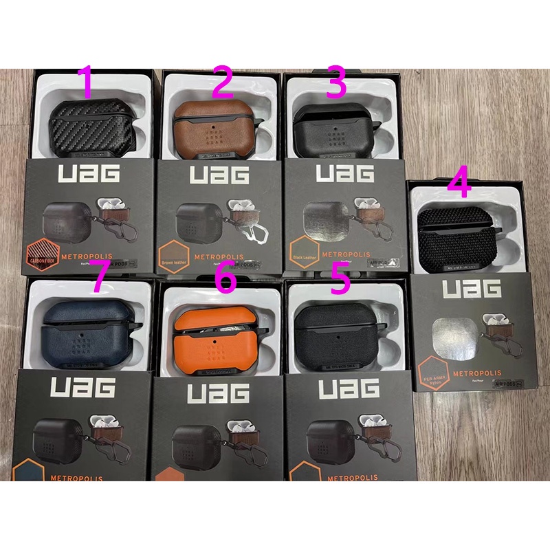 Uag Vỏ Bảo Vệ Hộp Đựng Tai Nghe AirPods Pro / 1 / 2 AirPods Pro2（2022）Chống Rơi Chống Mài Mòn