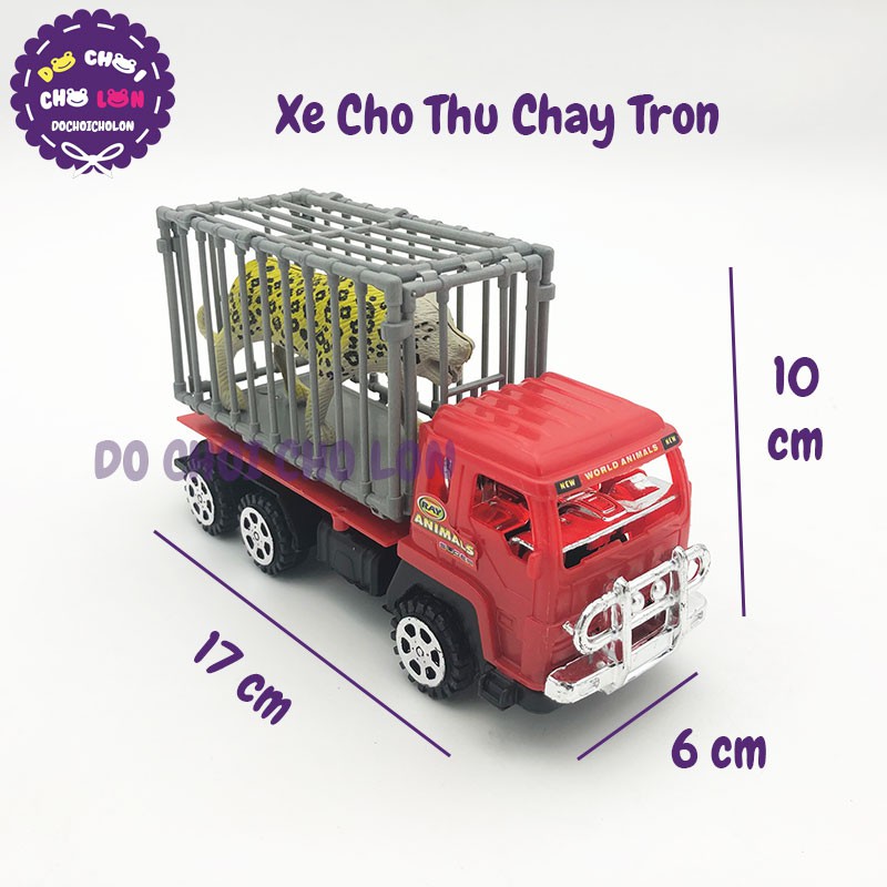 Đồ chơi xe tải chở thú 6 bánh chạy trớn YC2011