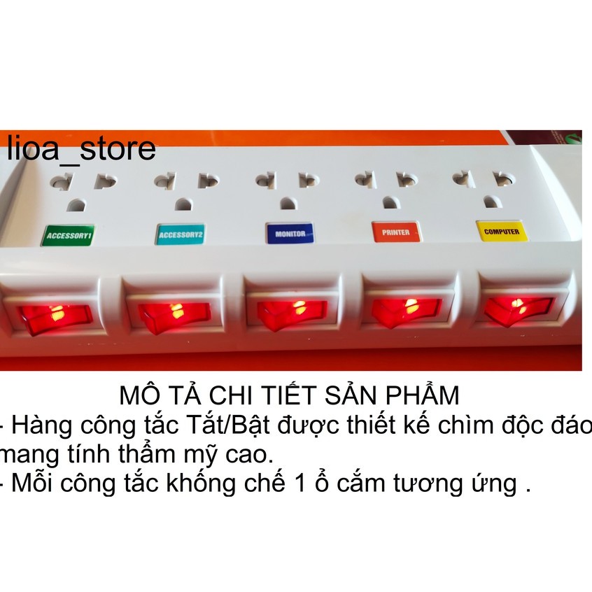 Ổ CẮM HI - END  LiOA 5OFSSV2.5 - CỐ ĐỒNG HỒ V.