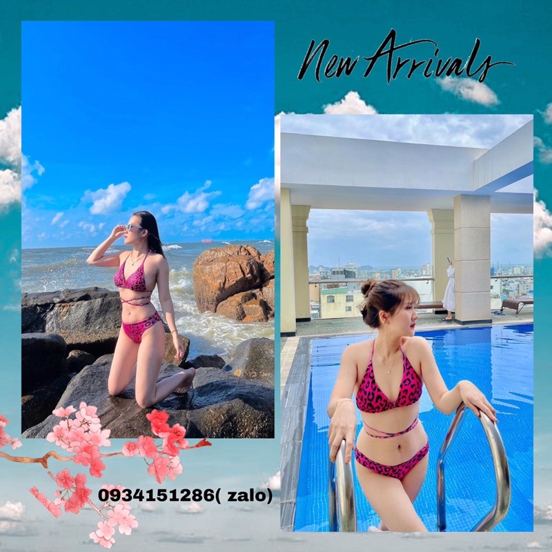 [ RẺ VÔ ĐỊCH+ HÀNG CAO CẤP] Bikini 2 mảnh tam giác full màu sexy