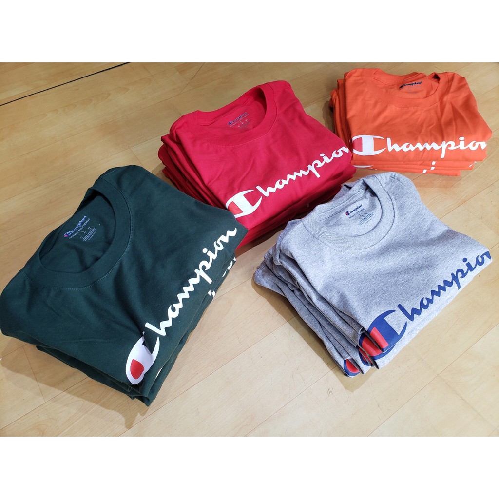 ÁO THUN CHAMPION® GRAPHIC TEE ORANGE - 100% AUTHENTIC chính hãng Mỹ