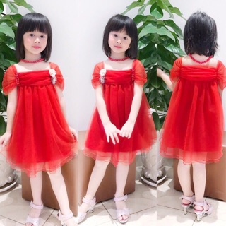 Đầm Cherry kèm chuỗi