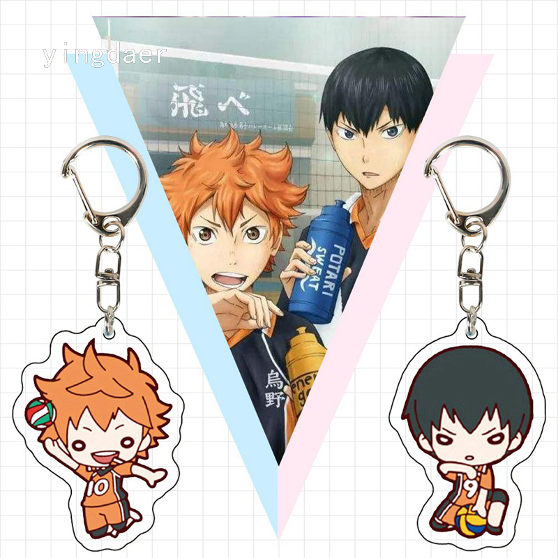 Móc Khóa Nhựa Acrylic Hình Nhân Vật Anime Haikyuu