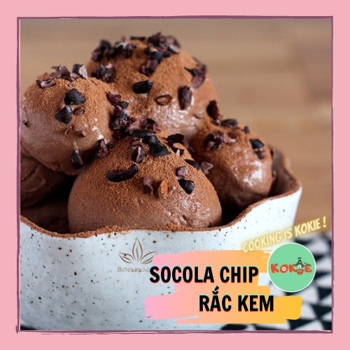 Socola chip 20g mix cùng kem